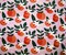 Orange-Multi Rayon Modal Fruit Floral Print Stretch Spandex Jersey Knit Fabric By the Yard